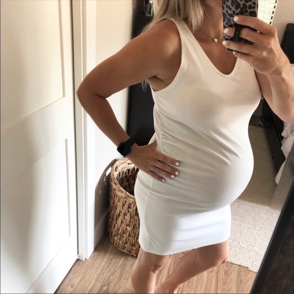 Pink Blush Maternity Tank Dress